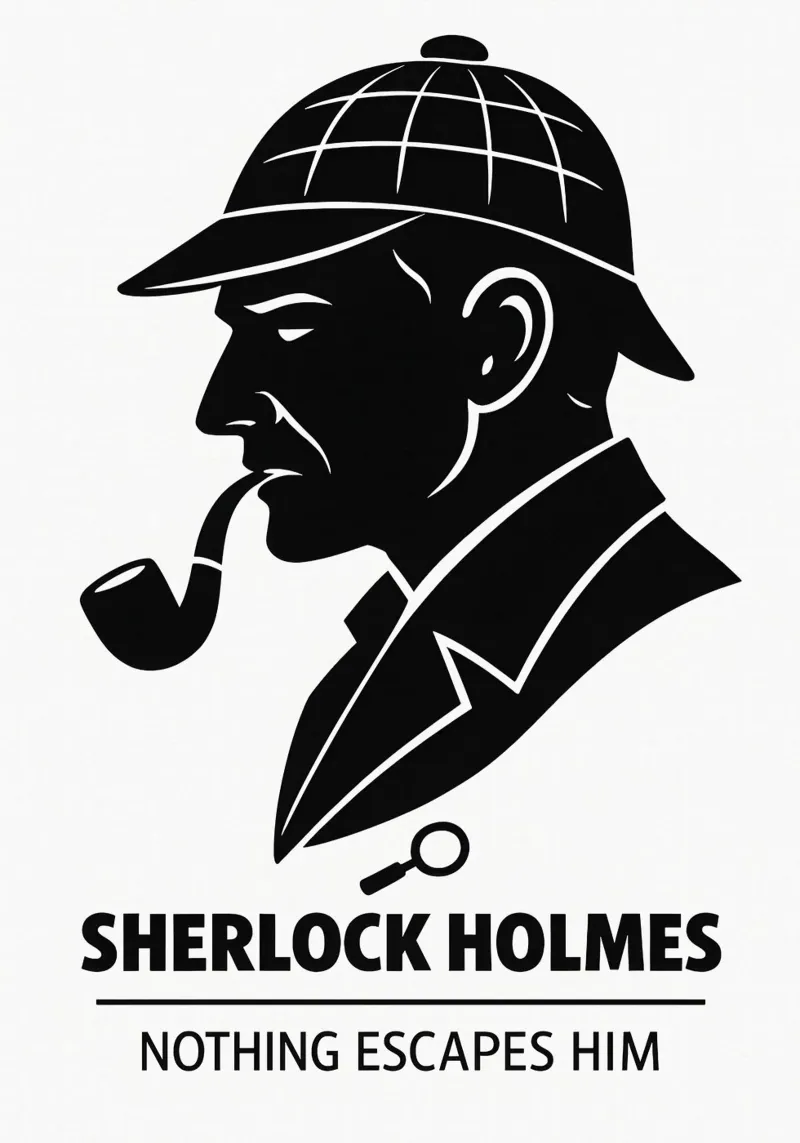 Sherlock Holmes Print plexiglass da MoviesArt