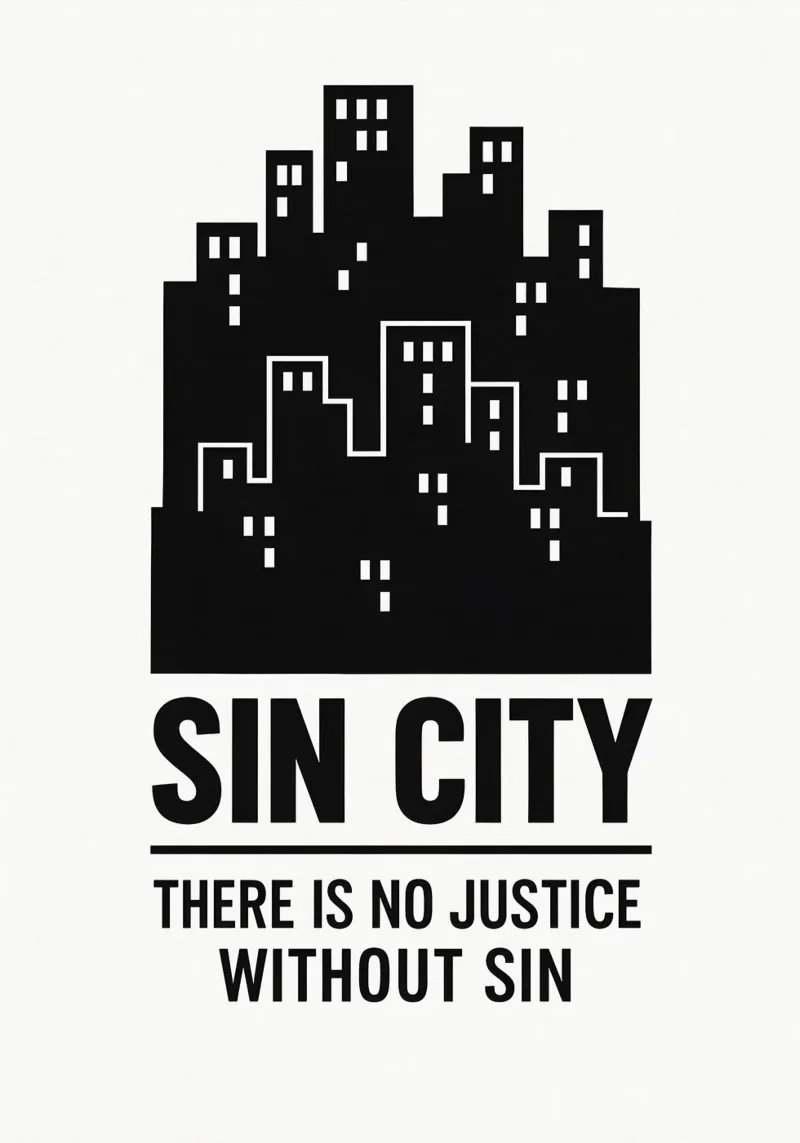 Sin City Print pellicola backlit da MoviesArt
