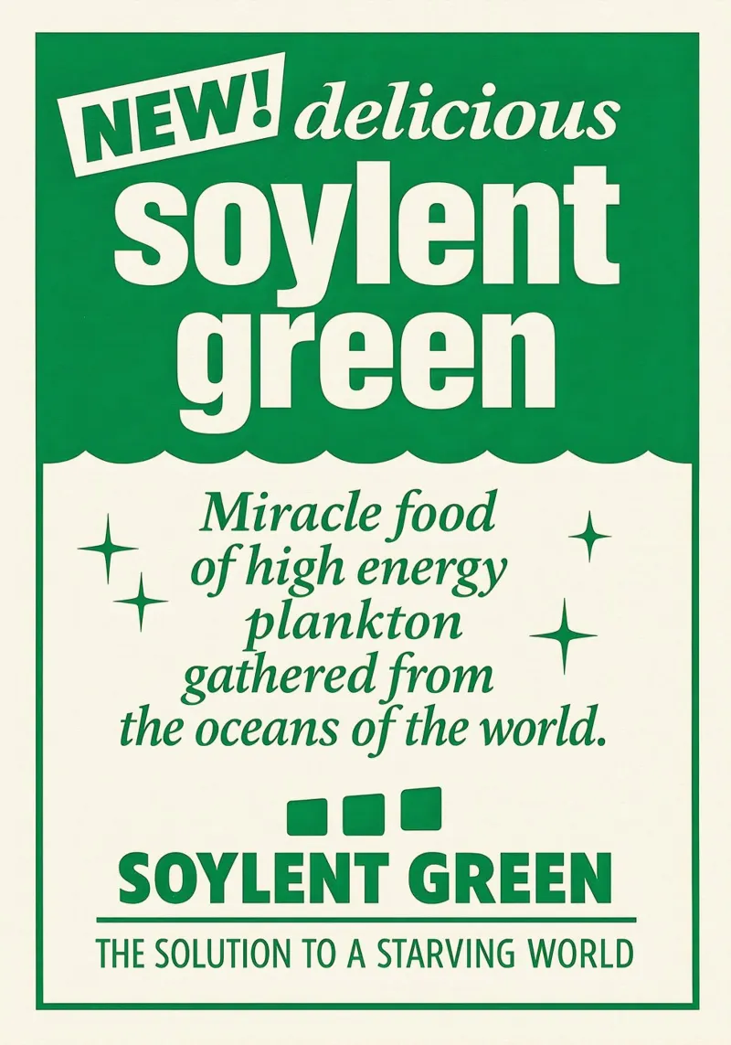 Soylent Green Print poster da MoviesArt