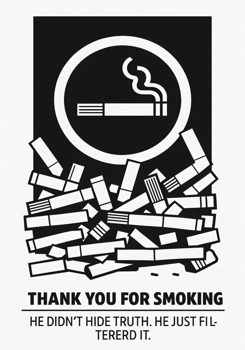 Thank You For Smoking Print pellicola backlit da MoviesArt