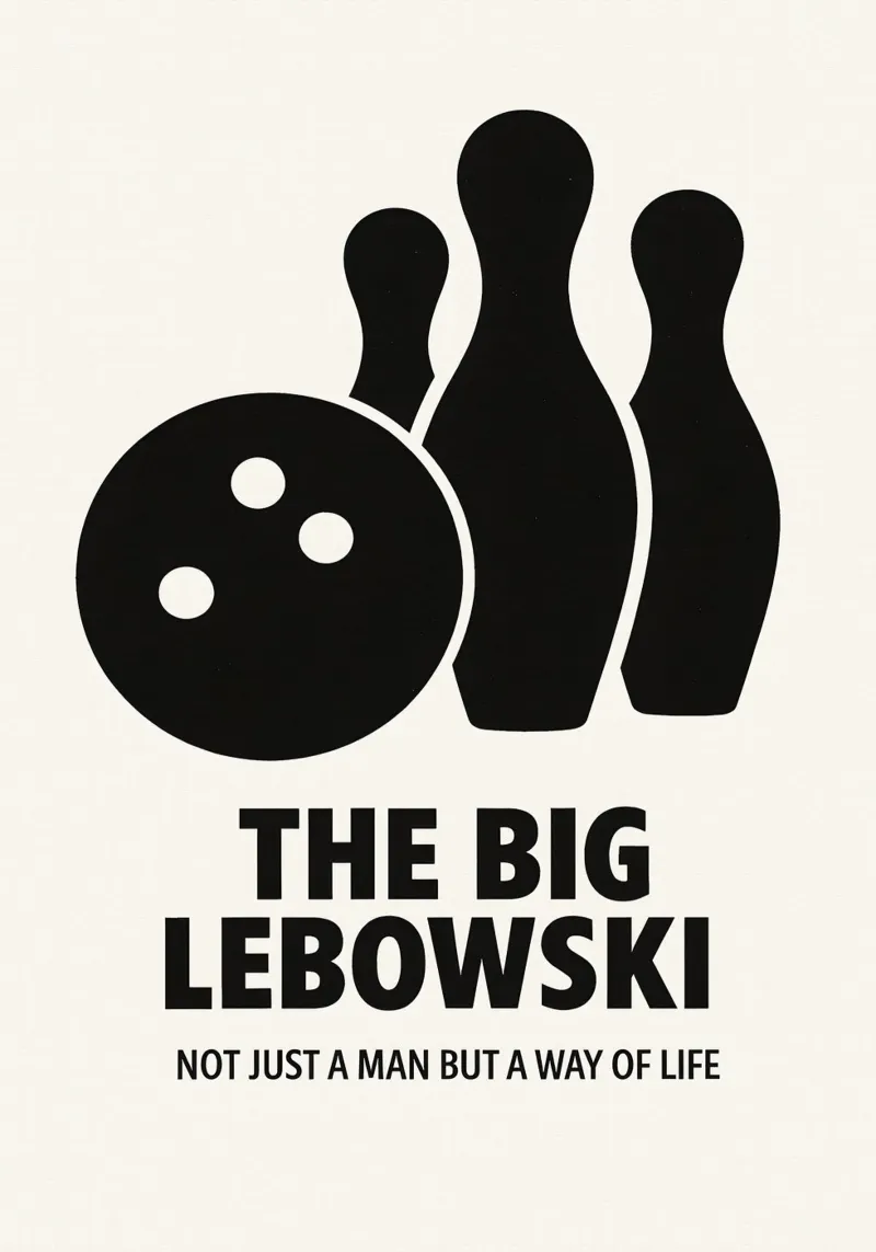 The Big Lebowski Print pellicola backlit da MoviesArt