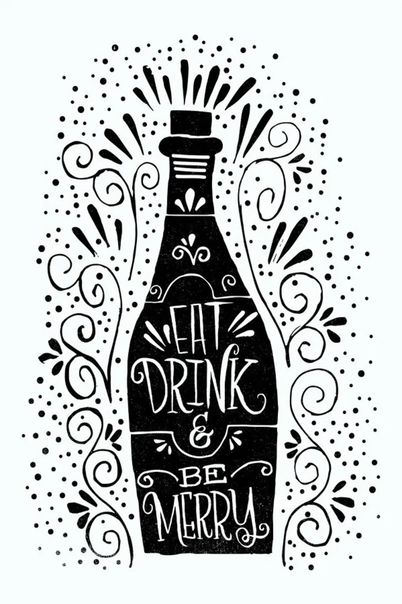 Eat, drink, be merry pellicola backlit da Matthew Taylor Wilson