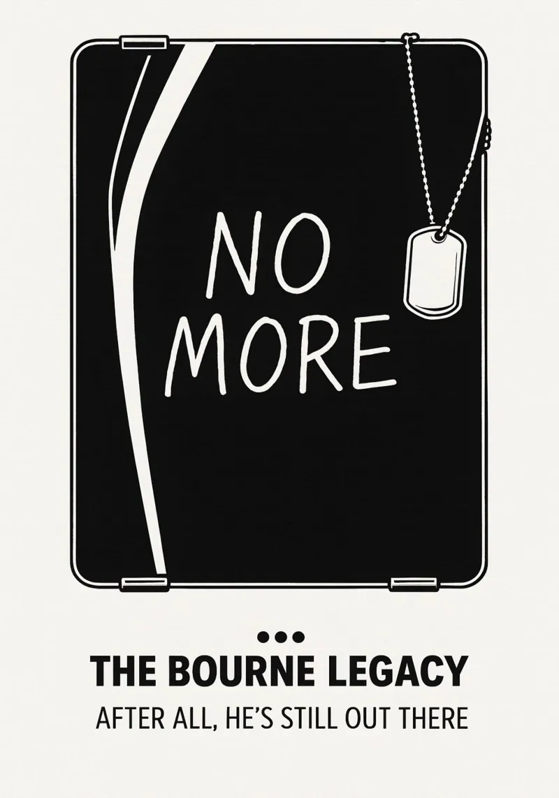 The Bourne Legacy Print pellicola backlit da MoviesArt