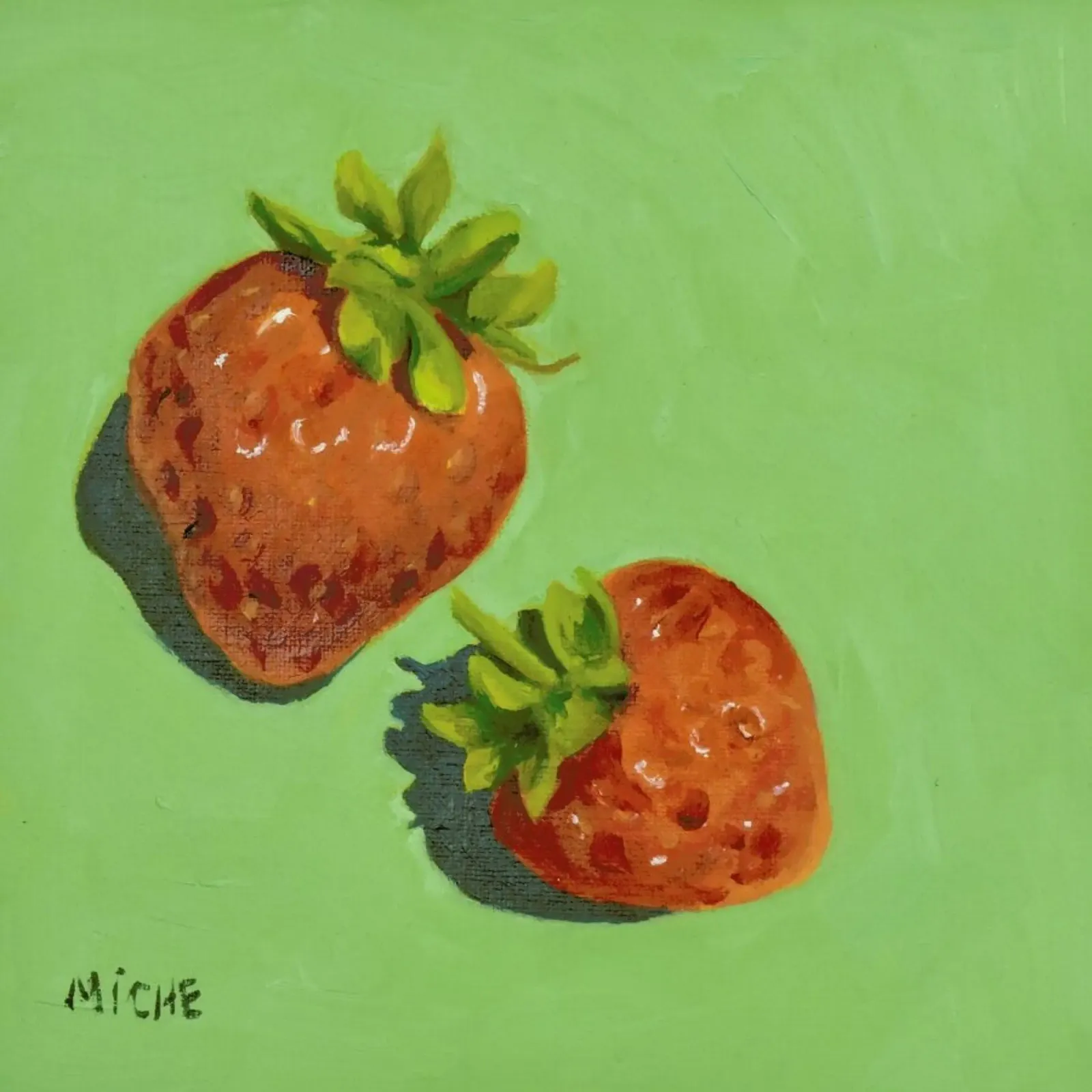 Strawberries hahnemühle by Miche Watkins