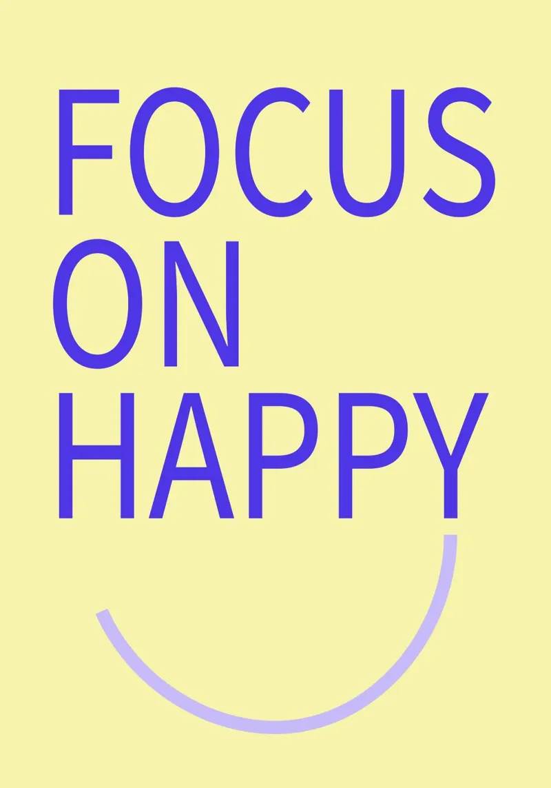 FOCUS ON HAPPY. pellicola backlit da FRICKE DESIGN