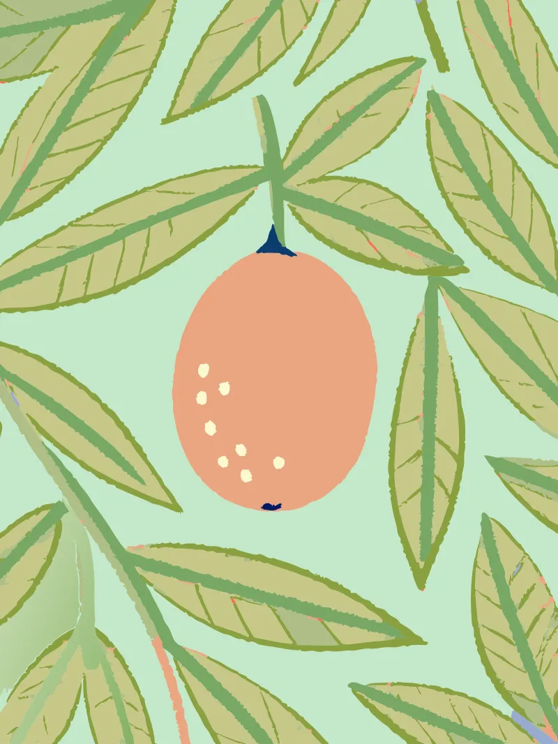 Frutti e foglie carta hahnemühle da TRENDY POSTER SHOP