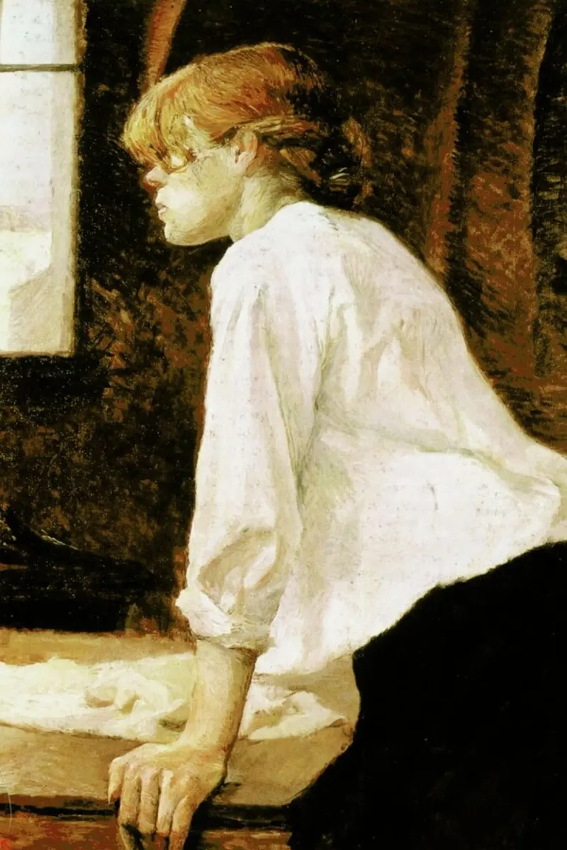 Toulouse-Lautrec -  The Laundress pellicola backlit da Vintage by JUNIQE