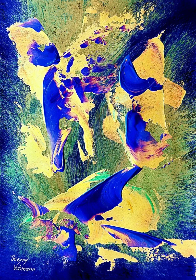 IDEAL GIFT 32 invers pellicola backlit da Thierry Vobmann Abstract painting