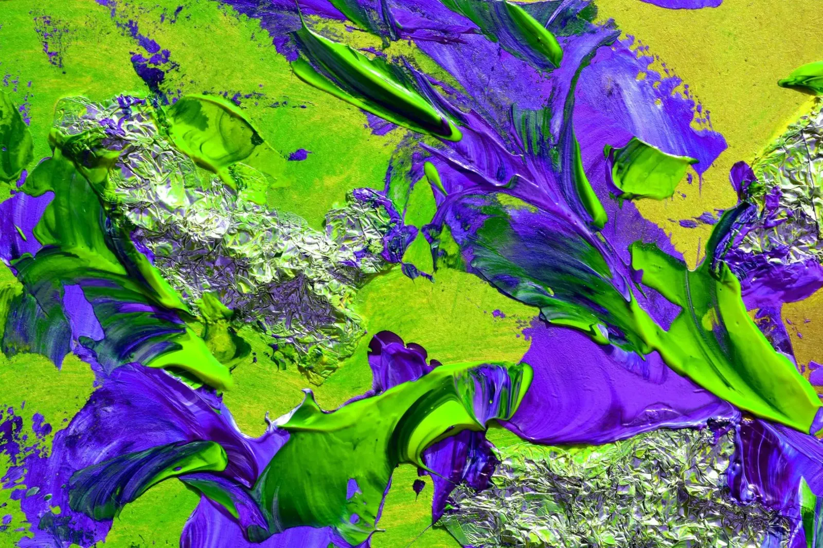 IDEAL GIFT 34 invers alluminio dibond da Thierry Vobmann Abstract painting