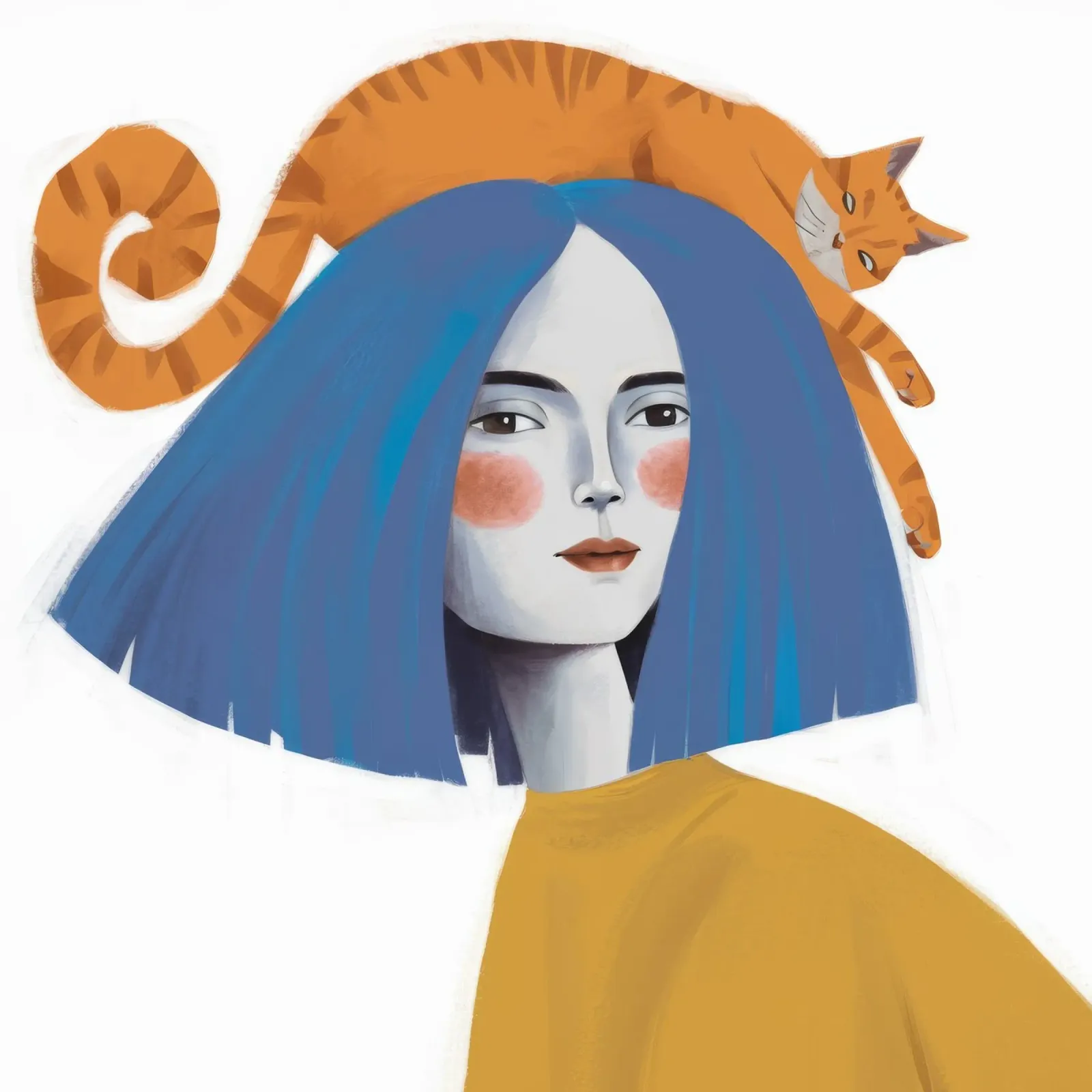 Corona di gatti stravaganti carta hahnemühle da Aether Brush
