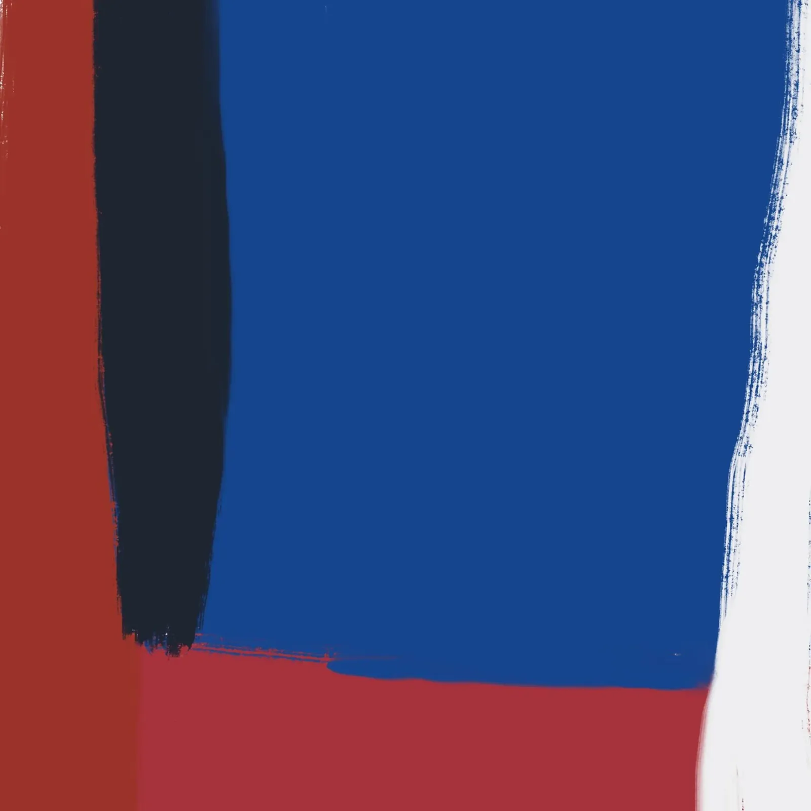 Abstract color block composition alu-dibond by Little Dean