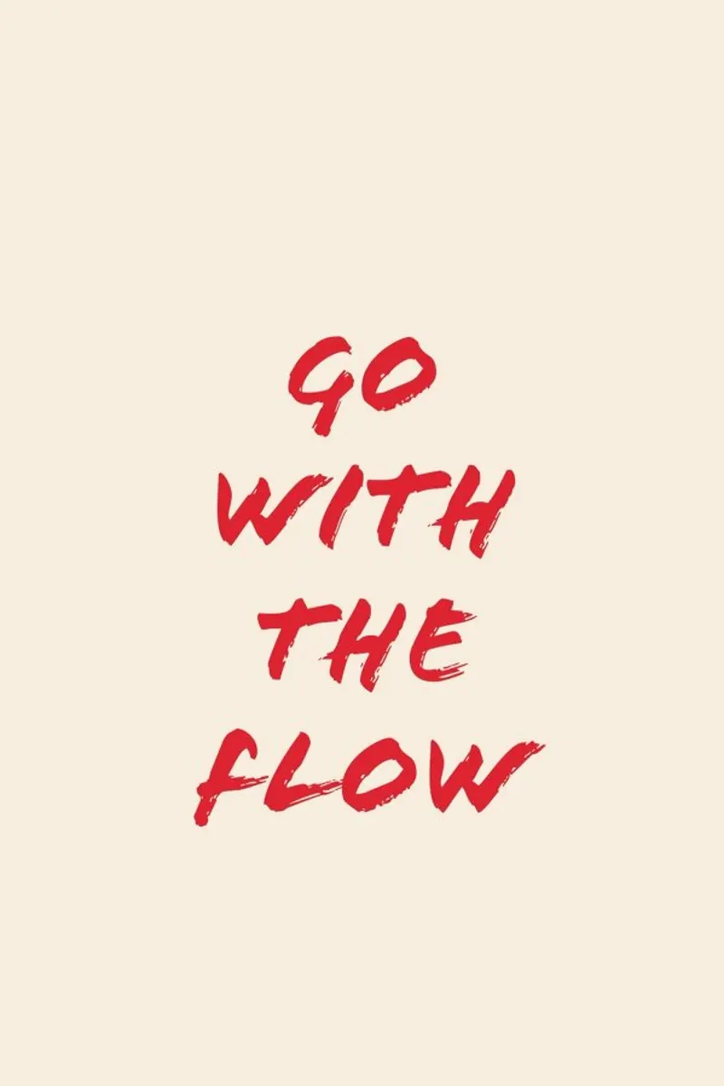Go With The Flow canvas van Ayleen