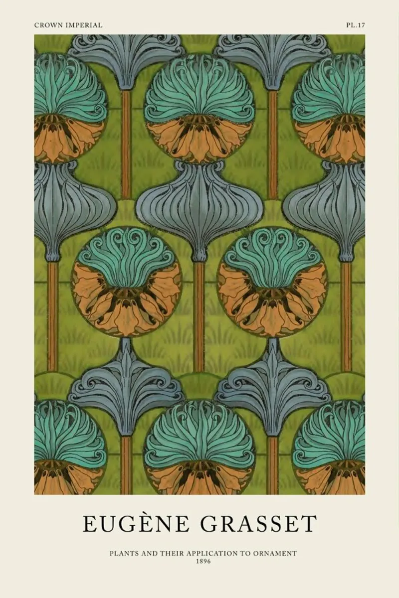 Grasset - Crown Imperial 17 canvas by Vintage by JUNIQE