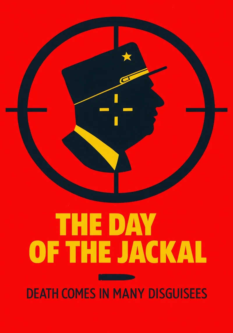 The Day of the Jackal Print pellicola backlit da MoviesArt