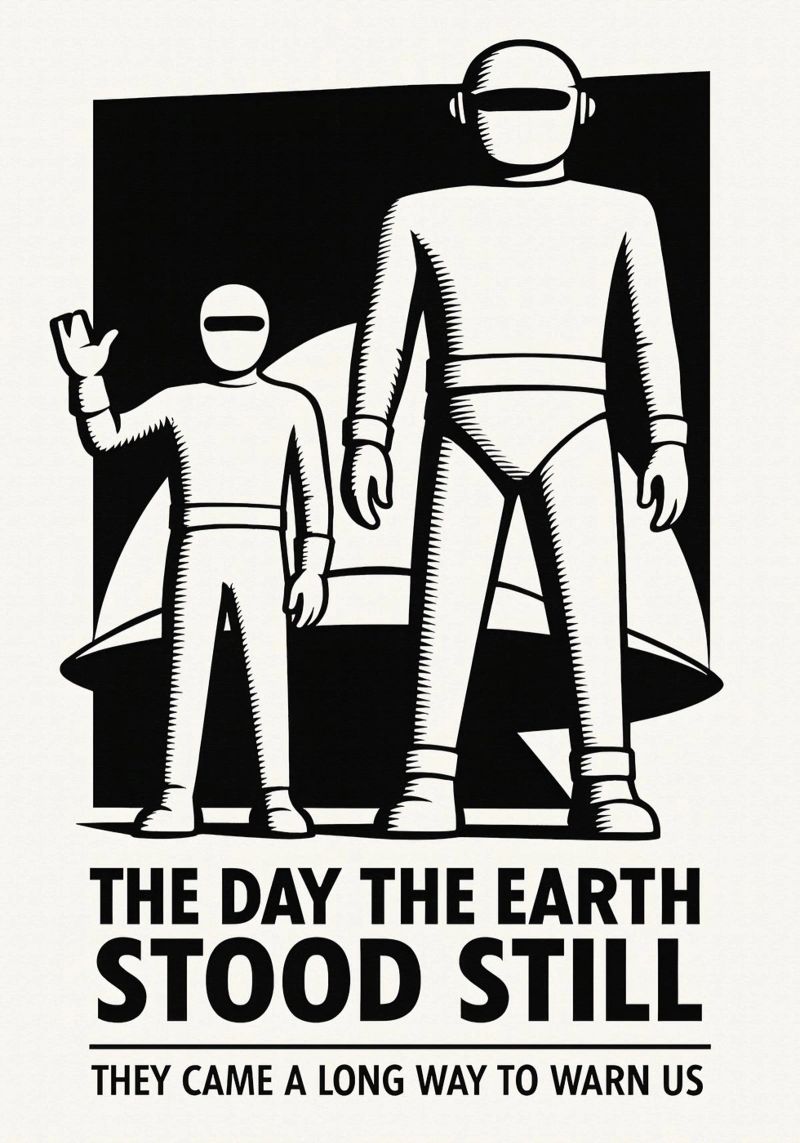The Day The Earth Stood Still poster de MoviesArt