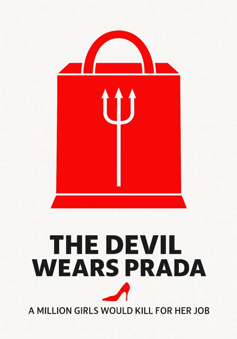 The Devil Wears Prada Print poster con telaio in legno da MoviesArt