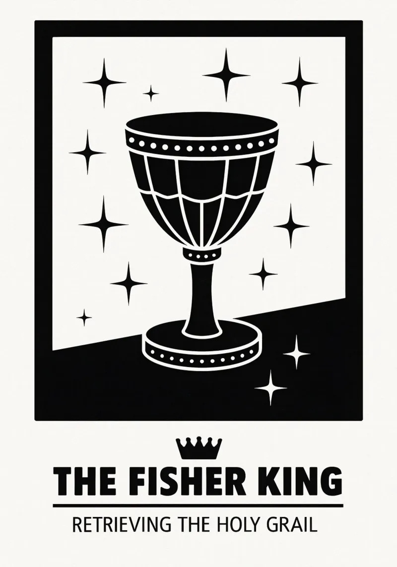 The Fisher King Print poster con telaio in plastica da MoviesArt