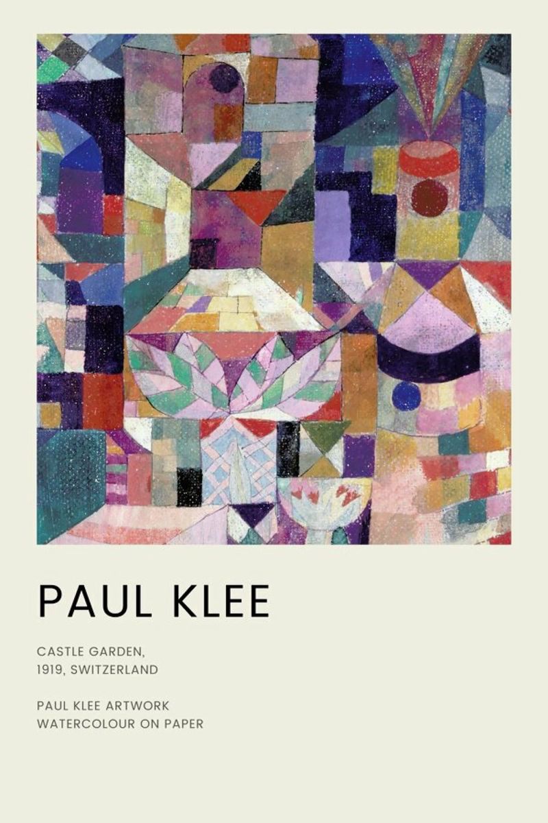 Klee - Castle Garden Poster von Vintage by JUNIQE