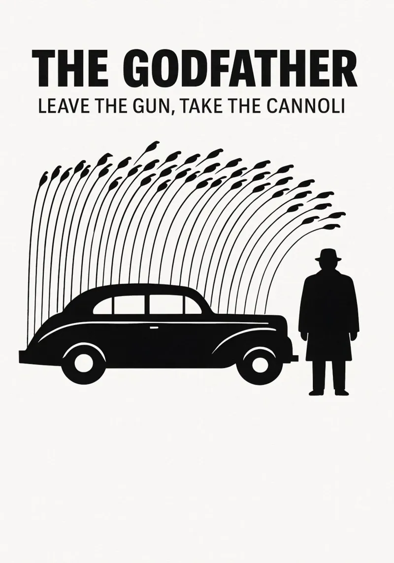 The Godfather Print pellicola backlit da MoviesArt