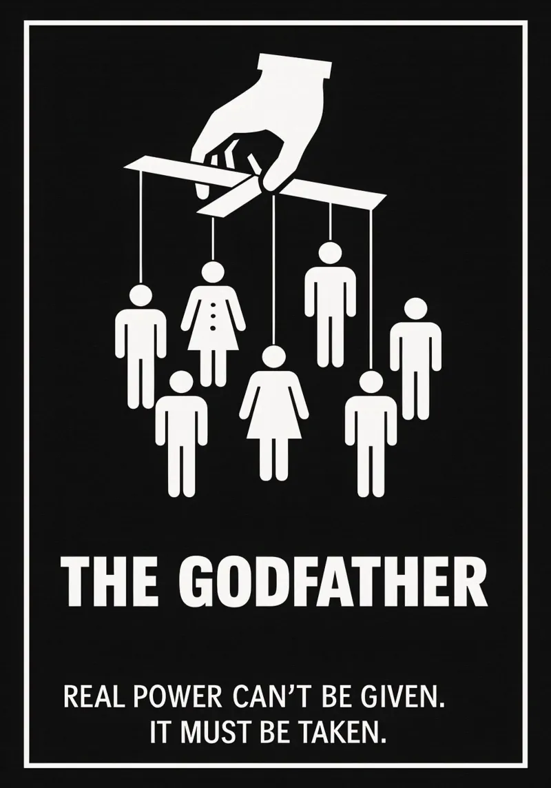 The Godfather Print pellicola backlit da MoviesArt