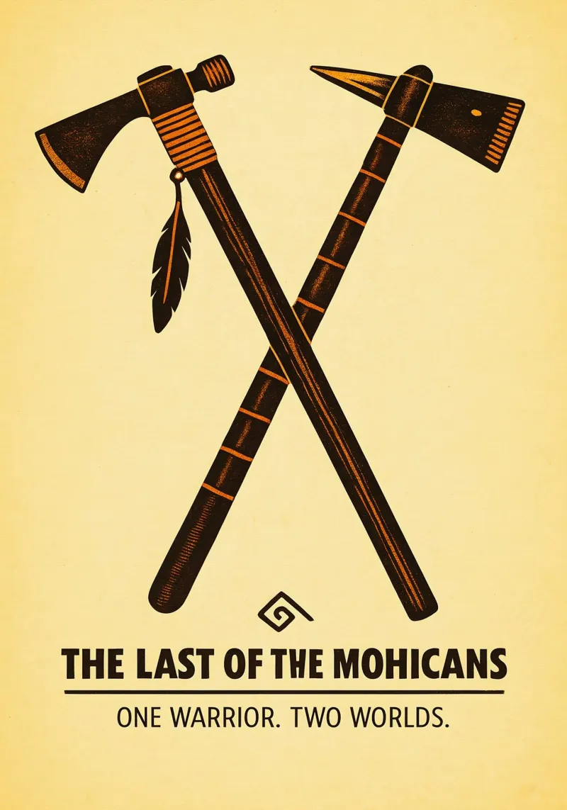 The Last Of The Mohicans Print lámina retroiluminada de MoviesArt