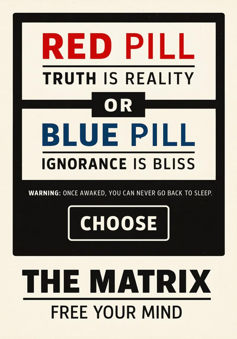 The Matrix Print plexiglass da MoviesArt