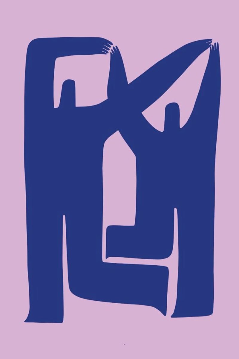 Geometric Dance poster by Pure