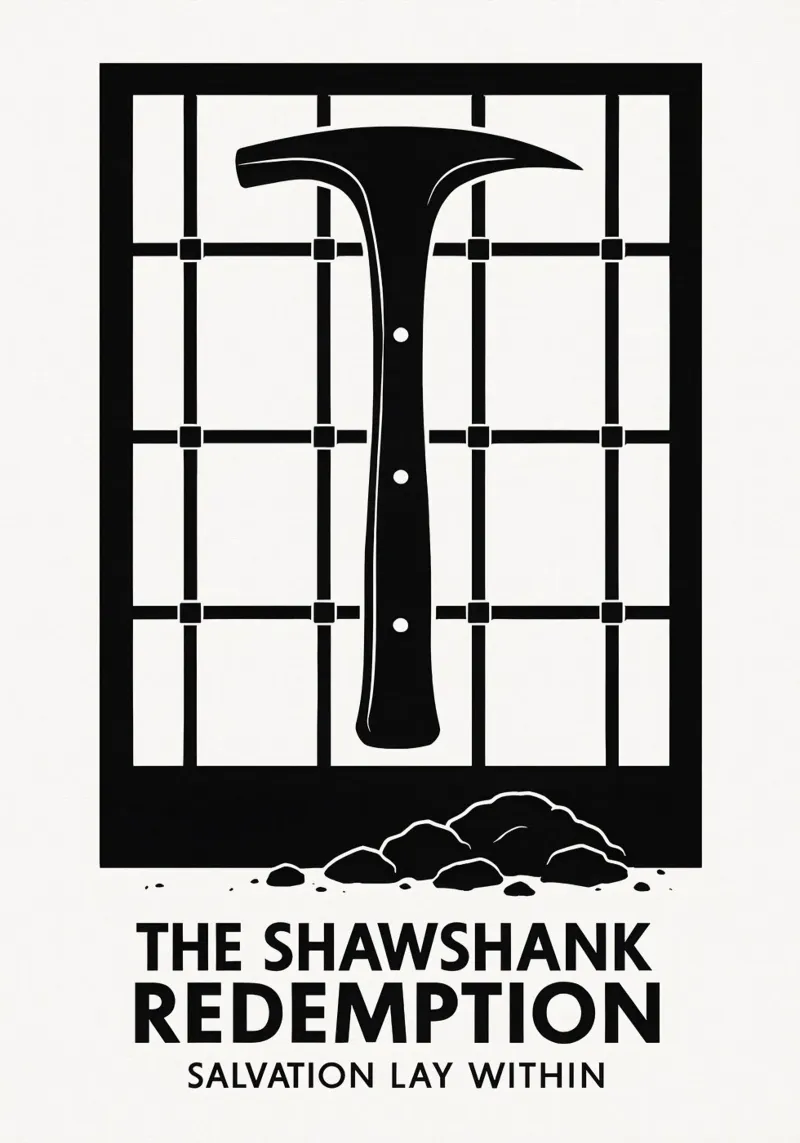 The Shawshank Redemption Print pellicola backlit da MoviesArt