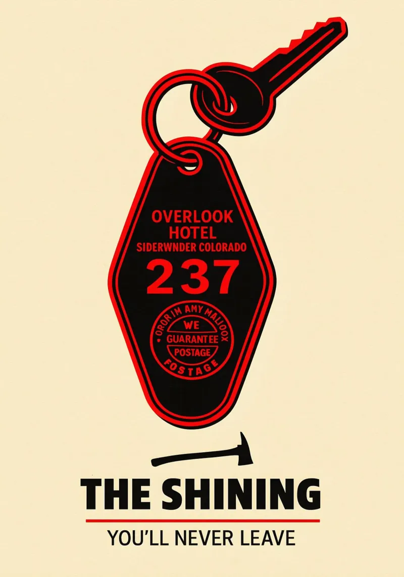 The Shining Print alluminio dibond da MoviesArt