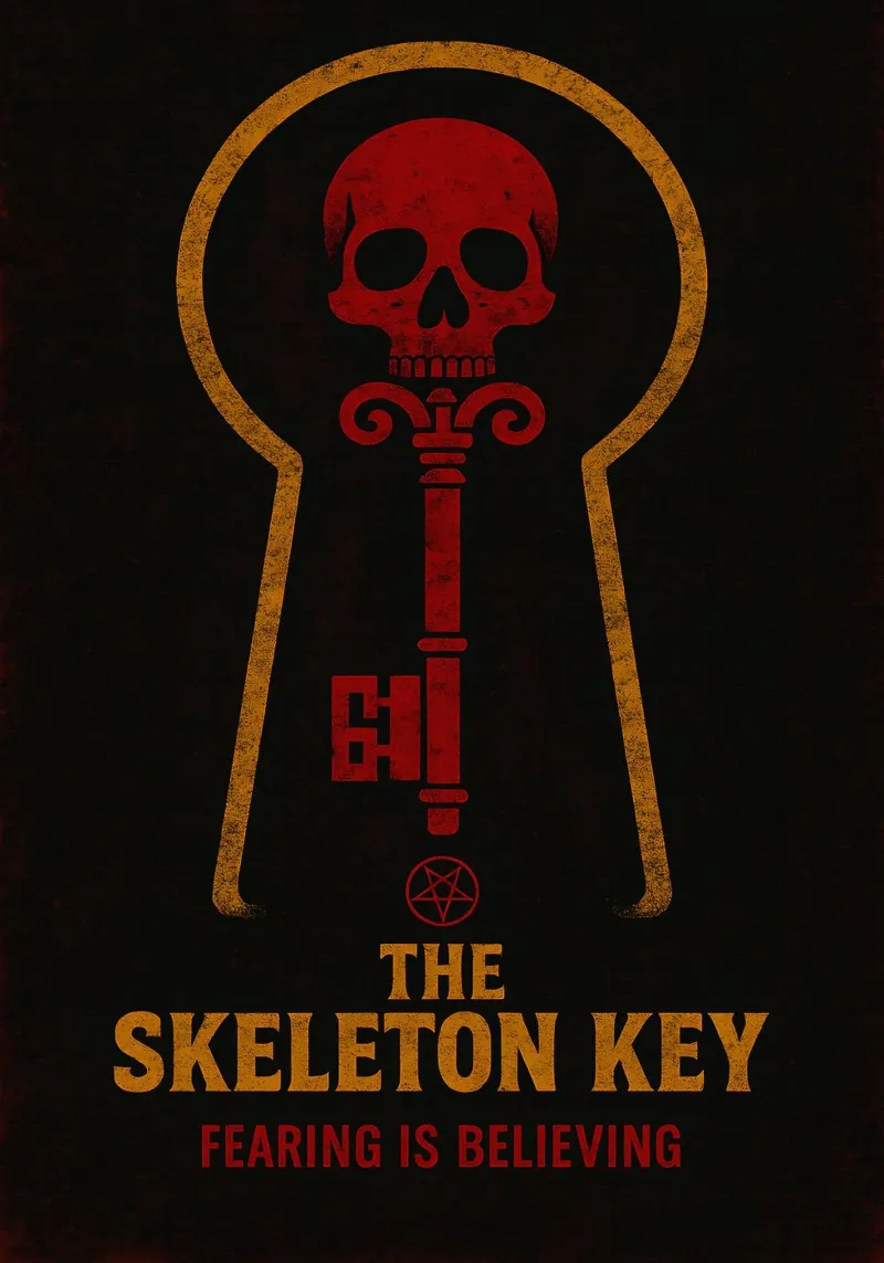 The Skeleton Key Print alluminio dibond da MoviesArt