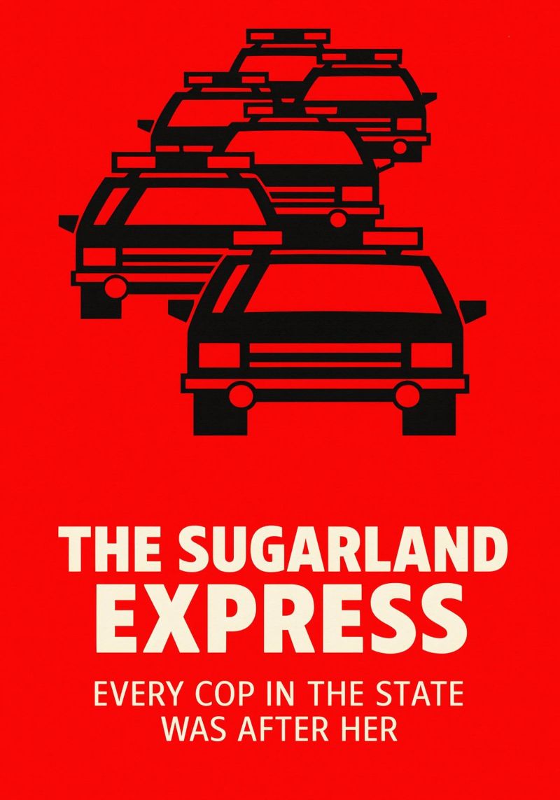 The Sugarland Express Print Poster von MoviesArt