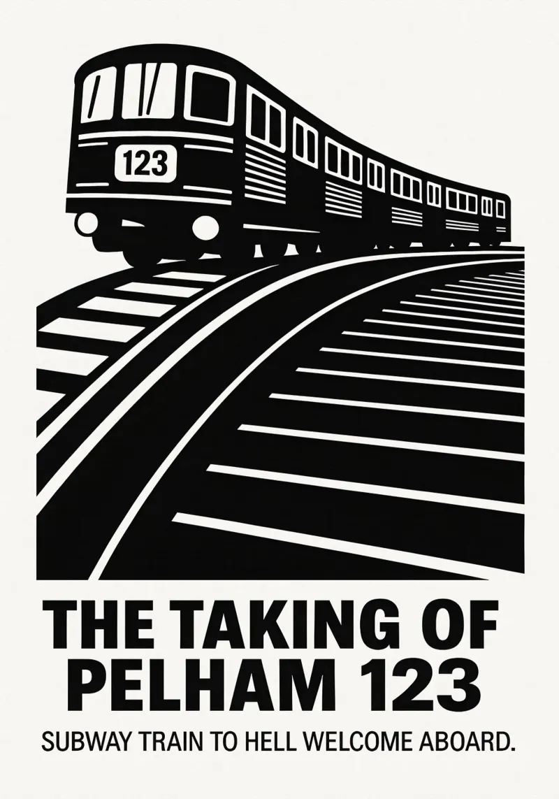 The Taking Of Pelham 123 Print pellicola backlit da MoviesArt