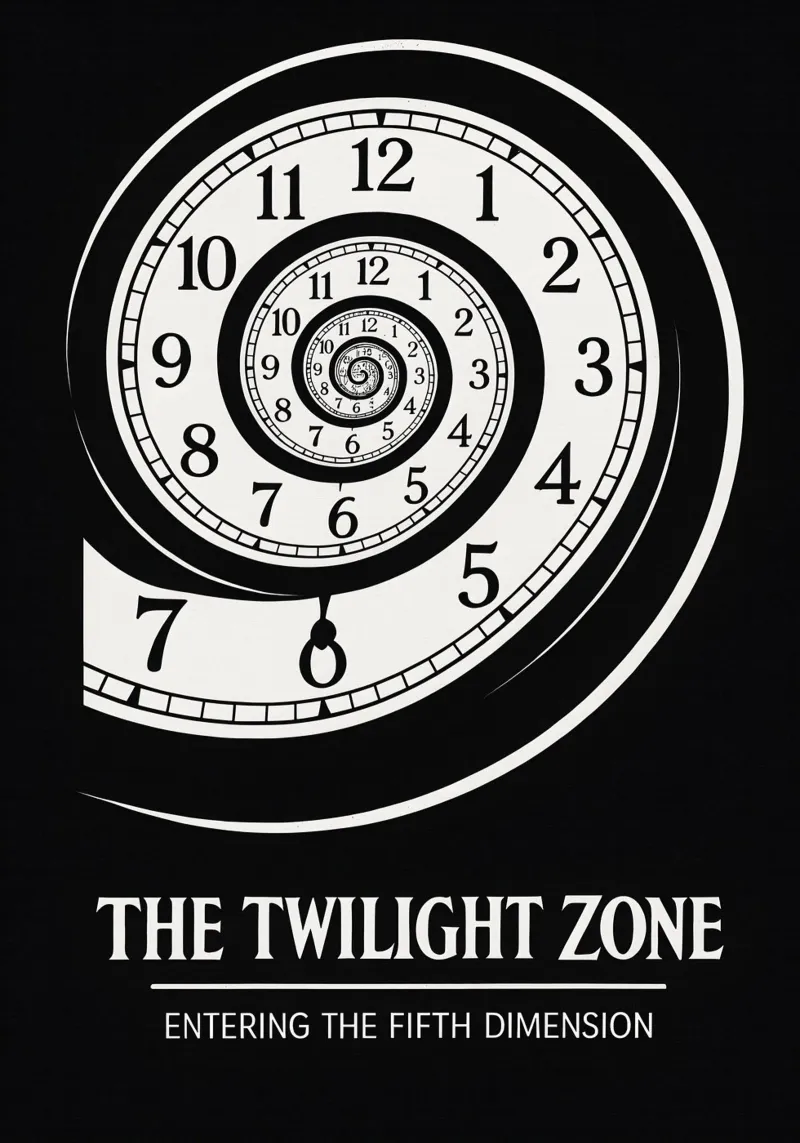 The Twilight Zone Print plexiglass da MoviesArt