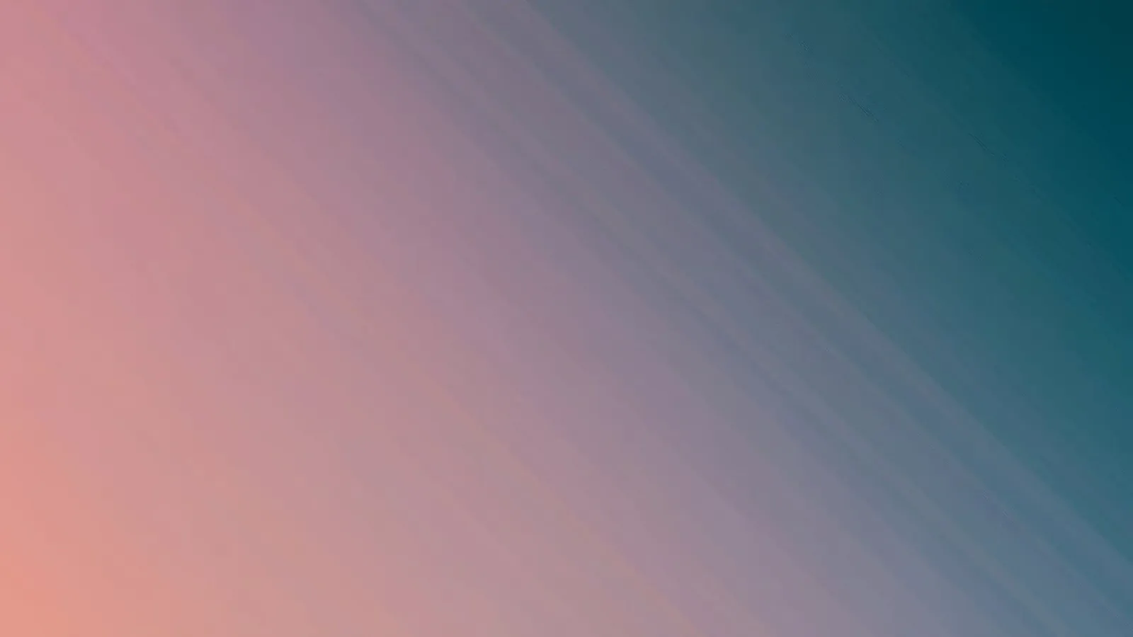 Colorful gradient blending from warm peach to cool teal hahnemühle by DesignDoodle