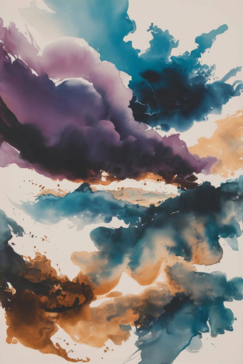Majestic Sky Drama poster by Ebony Carpenter