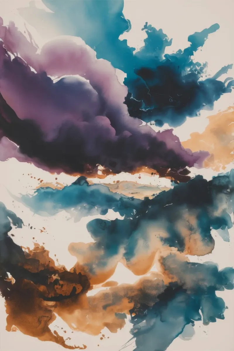 Majestic Sky Drama poster by Ebony Carpenter