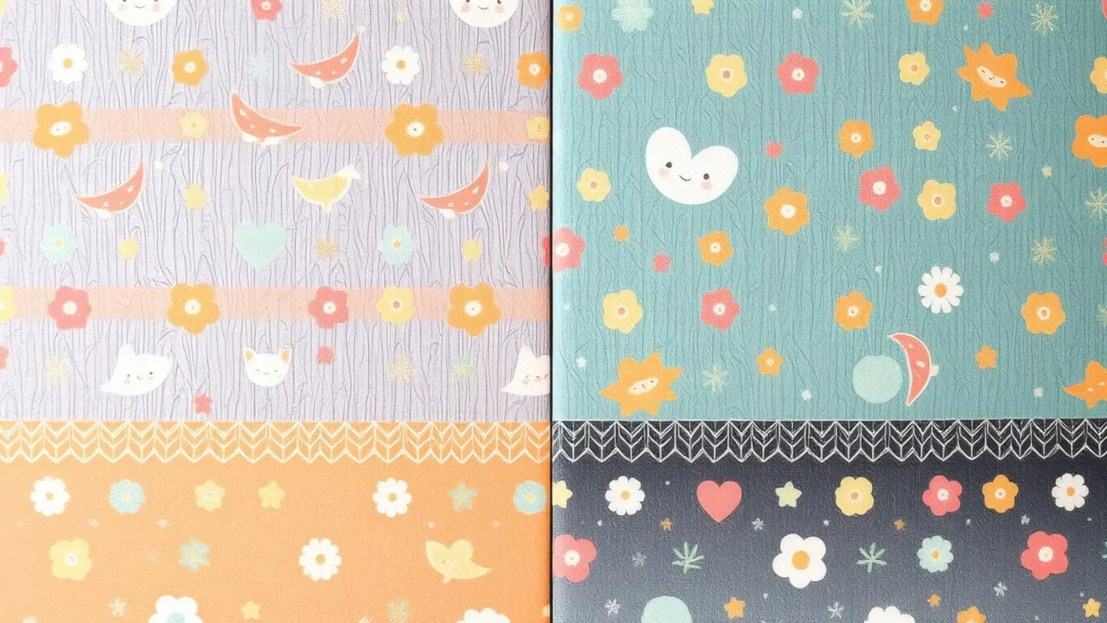 Carta patterned colorata con disegni stravaganti di flusso pellicola backlit da DesignDoodle