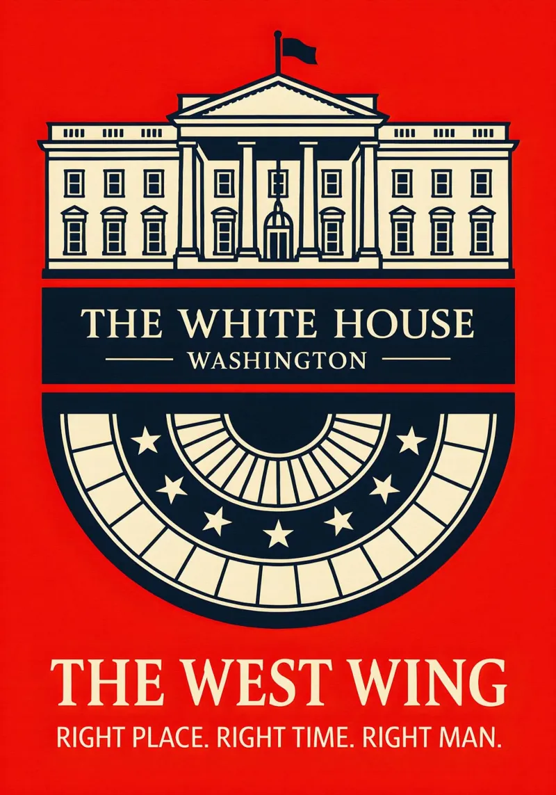 The West Wing Print pellicola backlit da MoviesArt