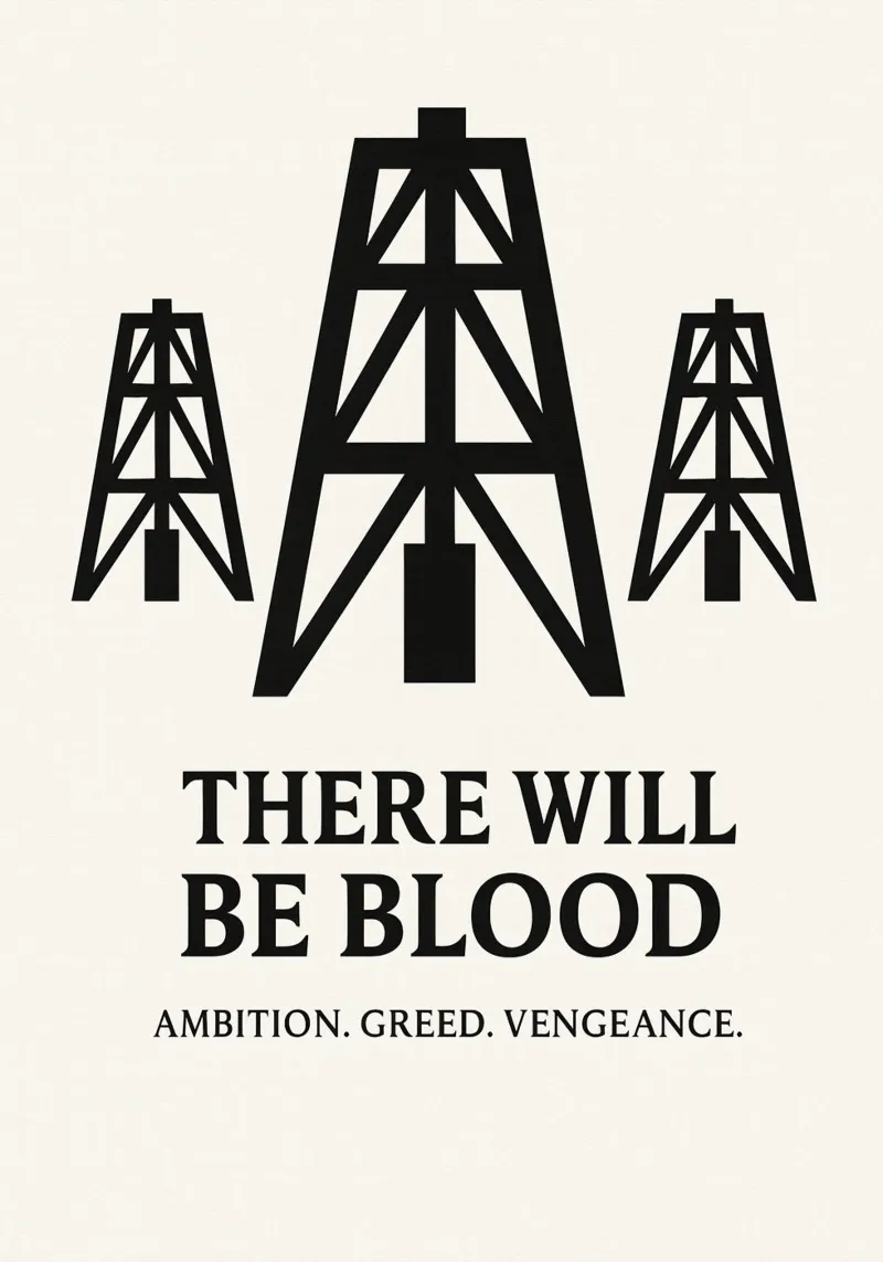 There Will Be Blood Print pellicola backlit da MoviesArt