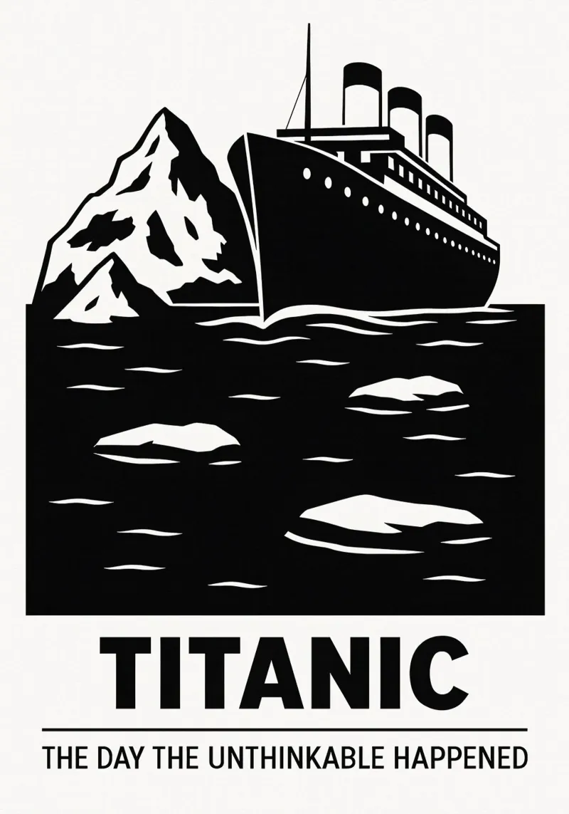 Titanic Print plexiglass da MoviesArt
