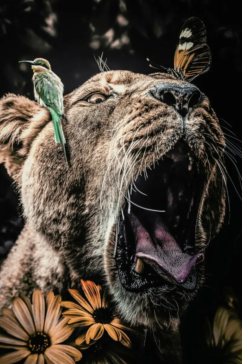 Lioness pellicola backlit da Wouter Rikken