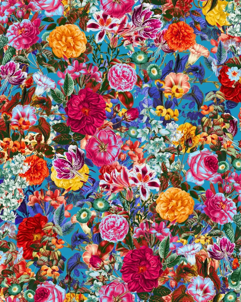 Multicolored Secret Garden alluminio dibond da burcukorkmazyurek
