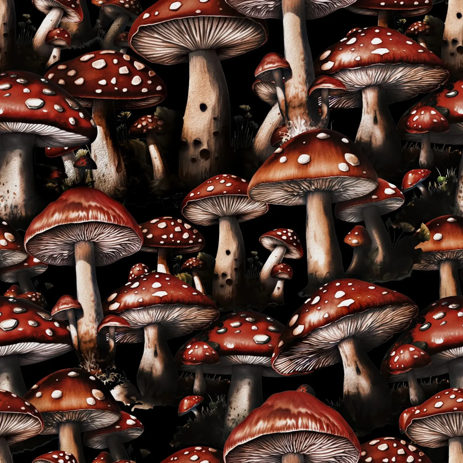 Mushroom Paradise IV pellicola backlit da burcukorkmazyurek
