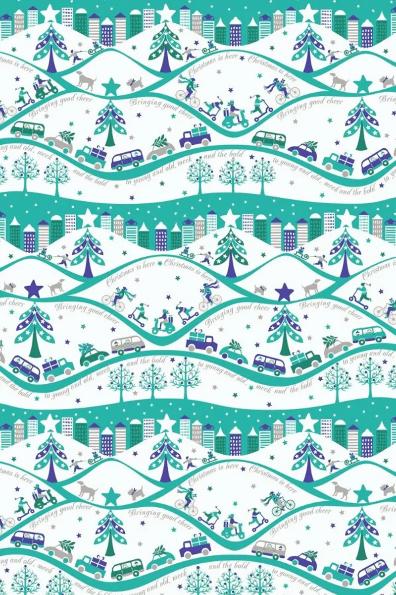 Winterscape poster con telaio in plastica da Catherine Aguilar