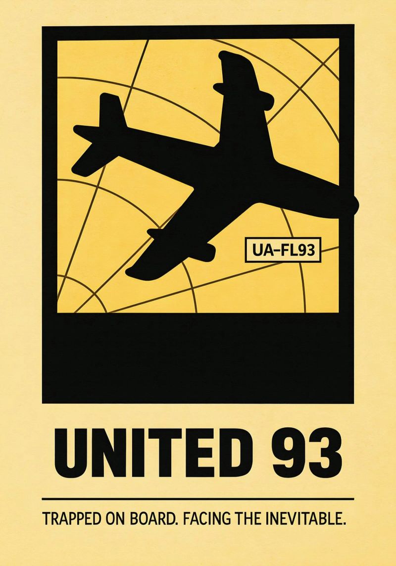 United 93 Print poster by MoviesArt