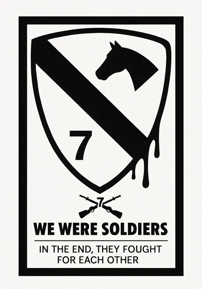 We Were Soldiers Print poster con telaio in alluminio da MoviesArt