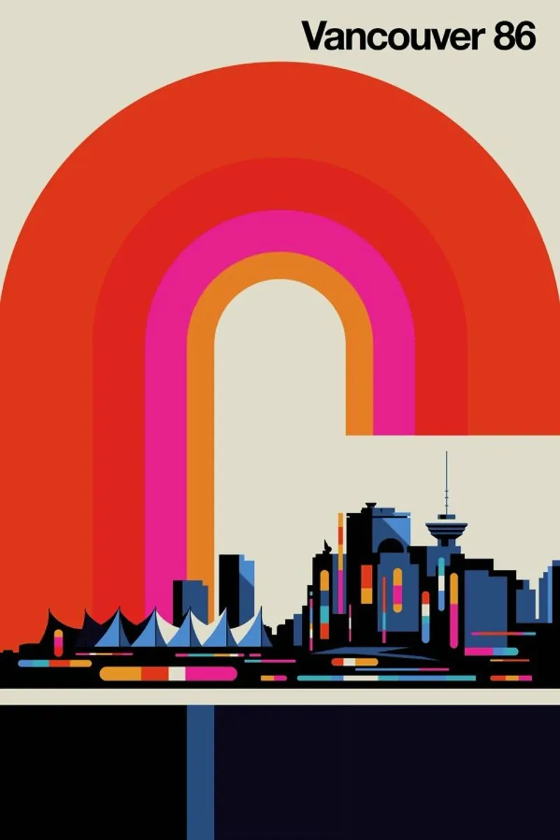Vancouver 86 acrylic glass by Bo Lundberg