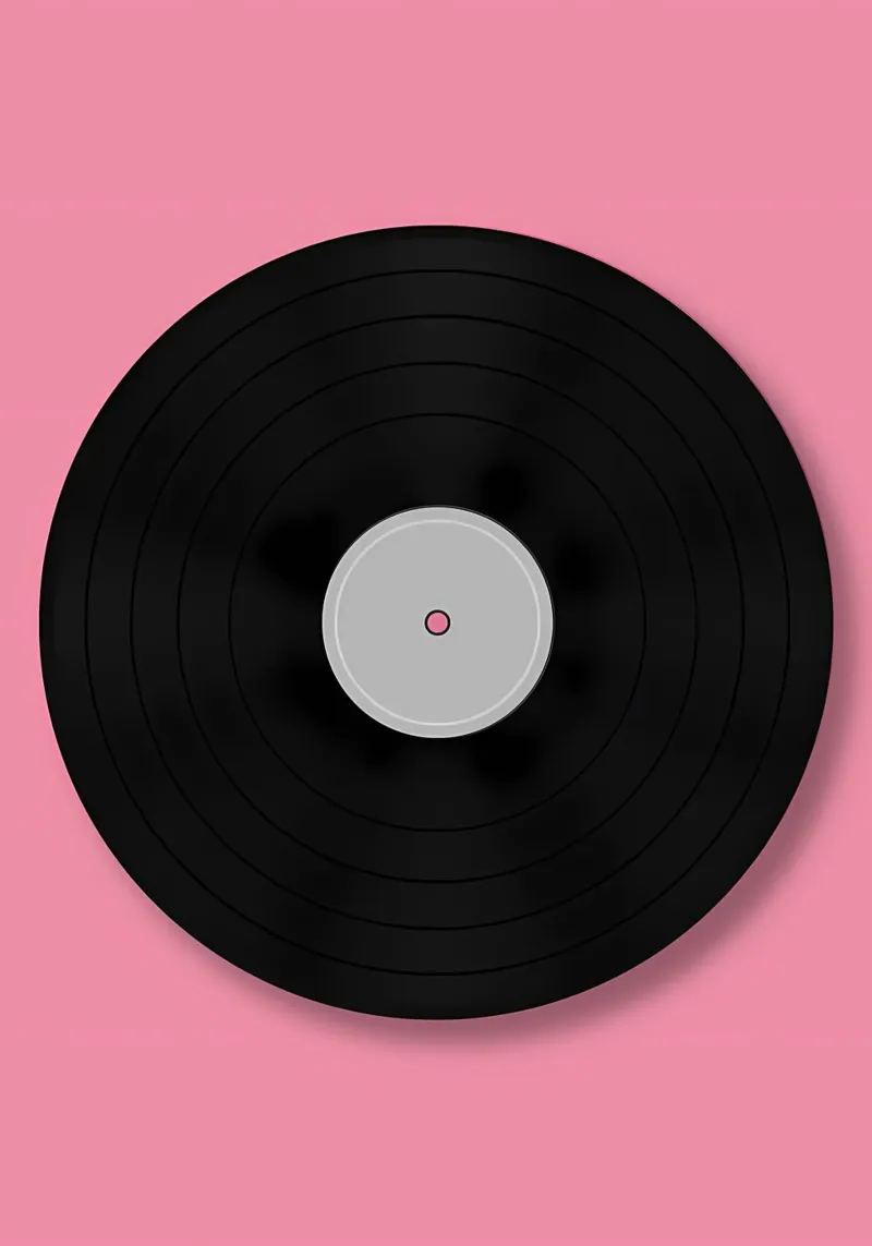 disco in vinile musica forma circolare solchi del disco audio retrò carta hahnemühle da Ashish Kashyap
