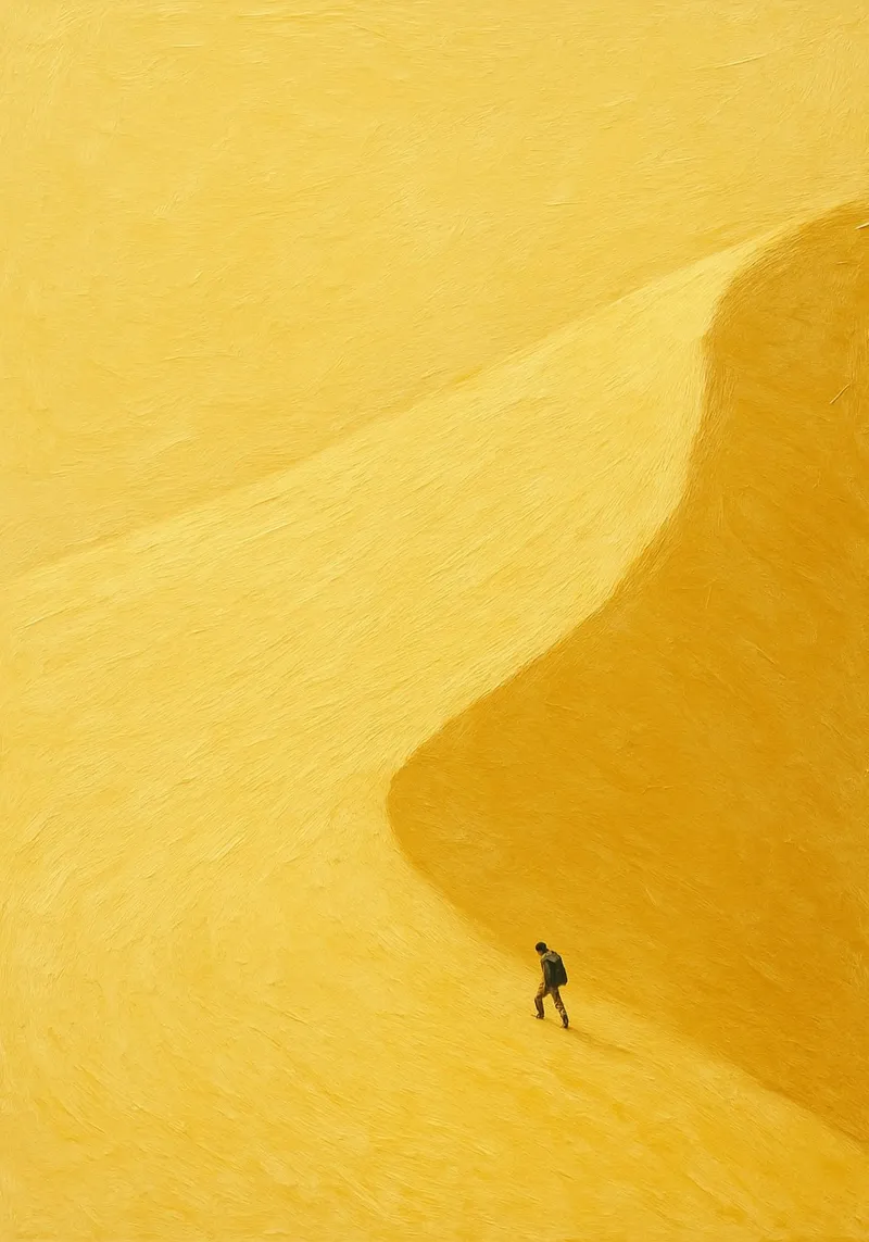 Pilgrim of the Dune tela da Mosaic Dialogue