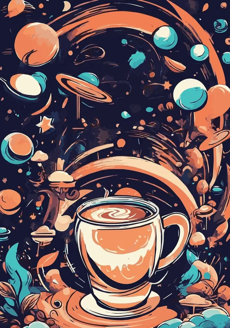 tazza da caffè pellicola backlit da Kevin Walters